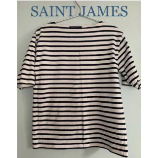 セントジェームス(SAINT JAMES)のセントジェームス　ボーダートップス(半袖) 美品(Tシャツ(半袖/袖なし))