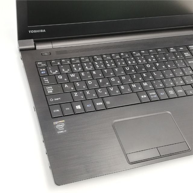 15.6型 ノートPC 東芝 i7 8GB SSD DVDRW Win11