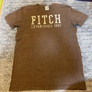 アバクロンビーアンドフィッチ(Abercrombie&Fitch)のアバクロ　メンズTシャツ　ブラウン(Tシャツ/カットソー(半袖/袖なし))