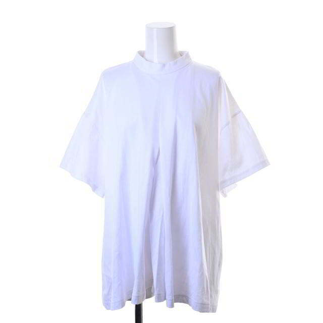 ENFOLD(エンフォルド)のENFOLD シルケット天竺 ラッフルヘム Tシャツ レディースのトップス(Tシャツ(半袖/袖なし))の商品写真
