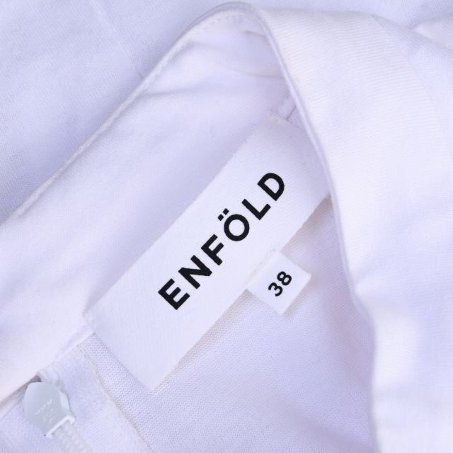 ENFOLD(エンフォルド)のENFOLD シルケット天竺 ラッフルヘム Tシャツ レディースのトップス(Tシャツ(半袖/袖なし))の商品写真