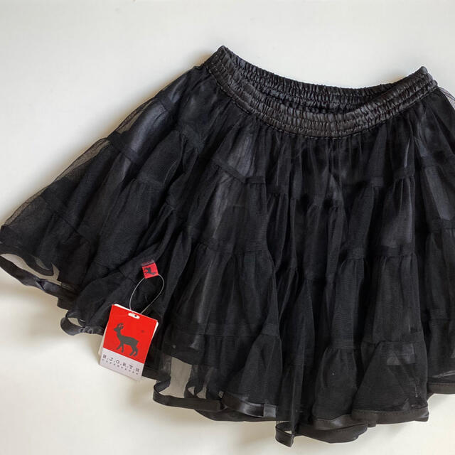 ヨルト ティアードスカート ブラック サイズ4Y コペンハーゲン 海外子供服