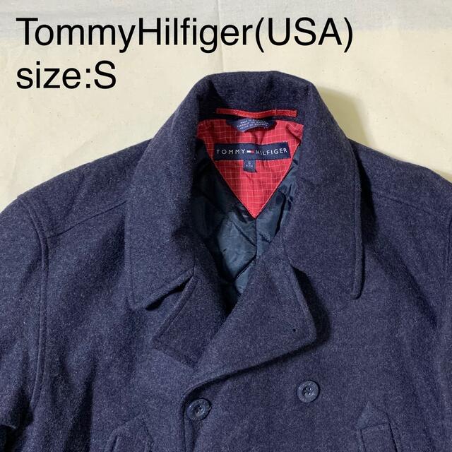 TommyHilfiger(USA)ビンテージウールピーコート-