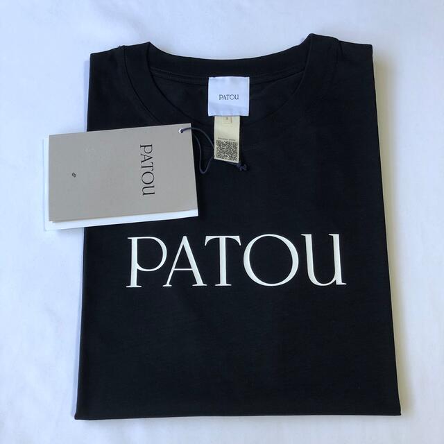 新品未着用 L PATOU オーガニックコットン フローラル パトゥロゴTシャツ