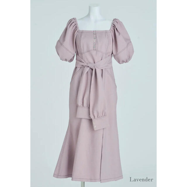 42cm袖丈Crayme, Stitch Mermaid Dress ♡ Lavender