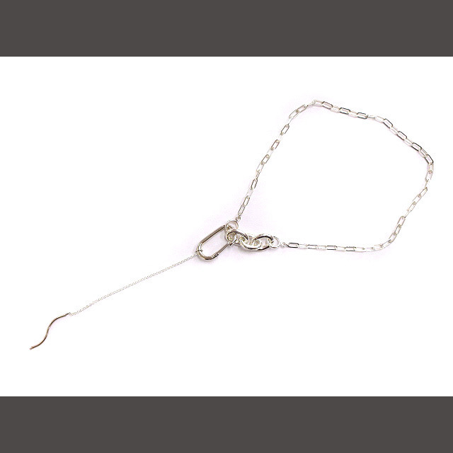 ソワリー Soierie ネックレス Clip lariat チェーン シルバー