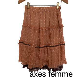 アクシーズファム(axes femme)のaxes femme 膝丈スカート　Mサイズ(ひざ丈スカート)