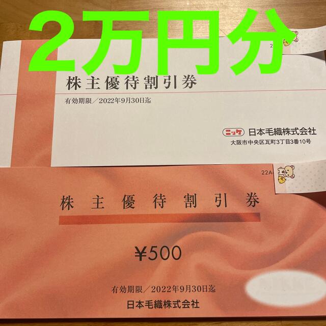 室内搬入設置無料 ニッケ 日本毛織 株主優待券48000円分 期限22年9末