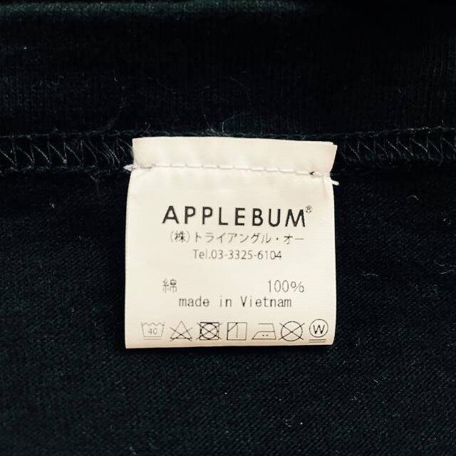 APPLEBUM(アップルバム)のAPPLEBUM / Tee / black / white / 2枚組セット メンズのトップス(Tシャツ/カットソー(半袖/袖なし))の商品写真