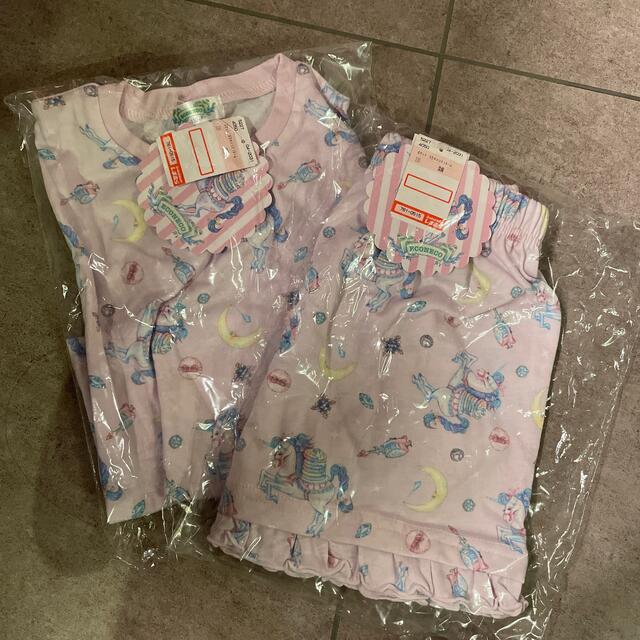 しまむら(シマムラ)のエコネコ　しまむら　セットアップ キッズ/ベビー/マタニティのキッズ服女の子用(90cm~)(その他)の商品写真