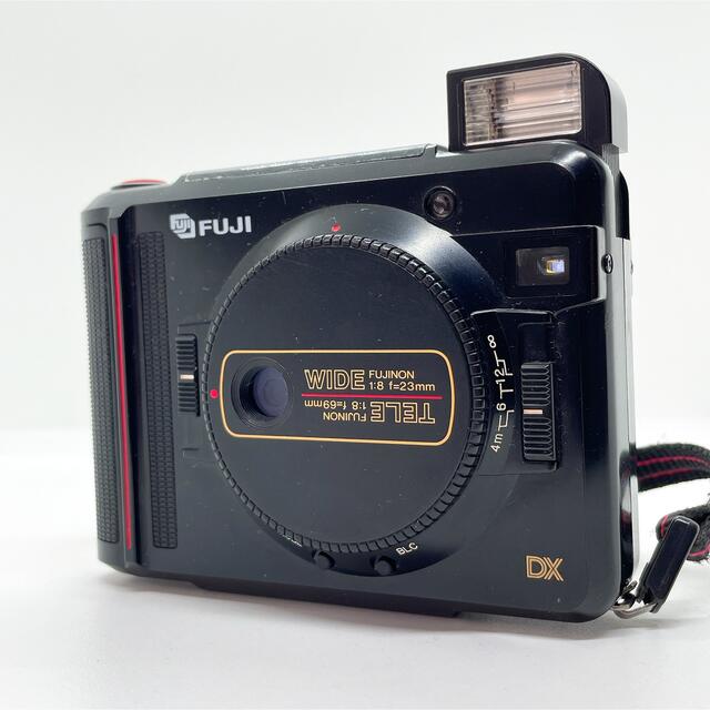 富士フイルム(フジフイルム)の【完動品】Fuji TW-3 フィルムカメラ コンパクトカメラ スマホ/家電/カメラのカメラ(フィルムカメラ)の商品写真