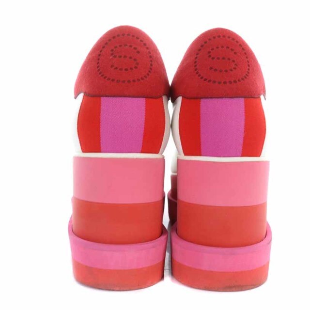 Stella McCartney(ステラマッカートニー)のステラマッカートニー スニーク エリス 厚底シューズ 38 25cm ピンク レディースの靴/シューズ(スニーカー)の商品写真