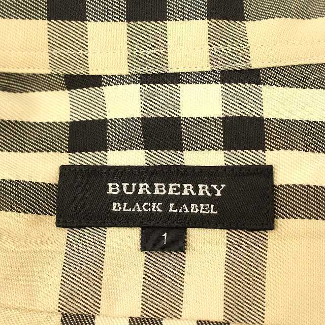 BURBERRY BLACK LABEL(バーバリーブラックレーベル)のBURBERRY バーバリーブラック シャツ ノバチェック 長袖 1 ベージュ メンズのトップス(シャツ)の商品写真