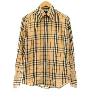 バーバリーブラックレーベル(BURBERRY BLACK LABEL)のBURBERRY バーバリーブラック シャツ ノバチェック 長袖 1 ベージュ(シャツ)