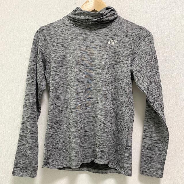 YONEX(ヨネックス)の【新品】ヨネックス テニスシャツ ロングスリーブ Tシャツ フード グレー M スポーツ/アウトドアのテニス(ウェア)の商品写真