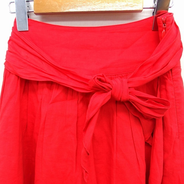 Premise for Theory Luxe フレア スカート ひざ丈 無地 レディースのスカート(ひざ丈スカート)の商品写真