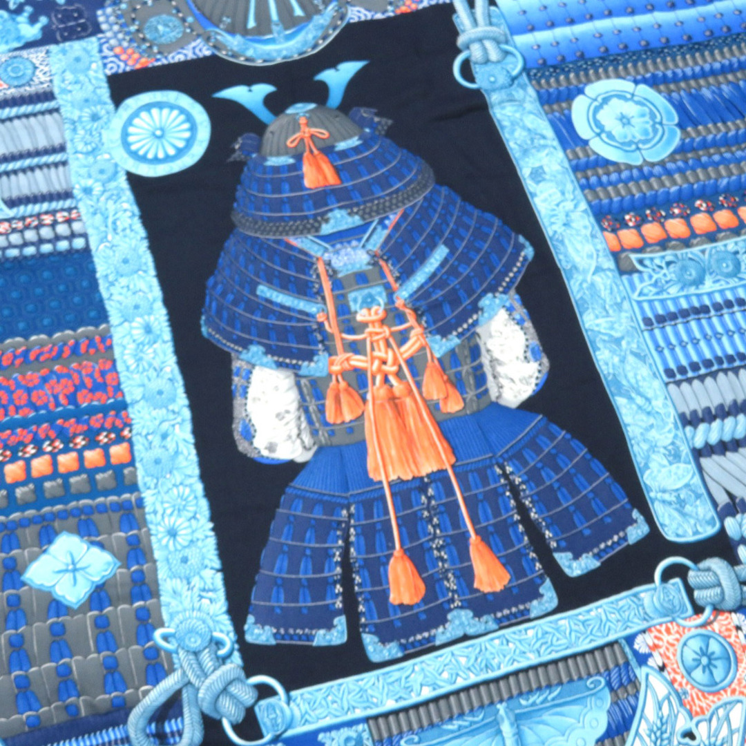 Hermes - 美品 エルメス カレ140 侍の鎧兜 Parures de Samourais
