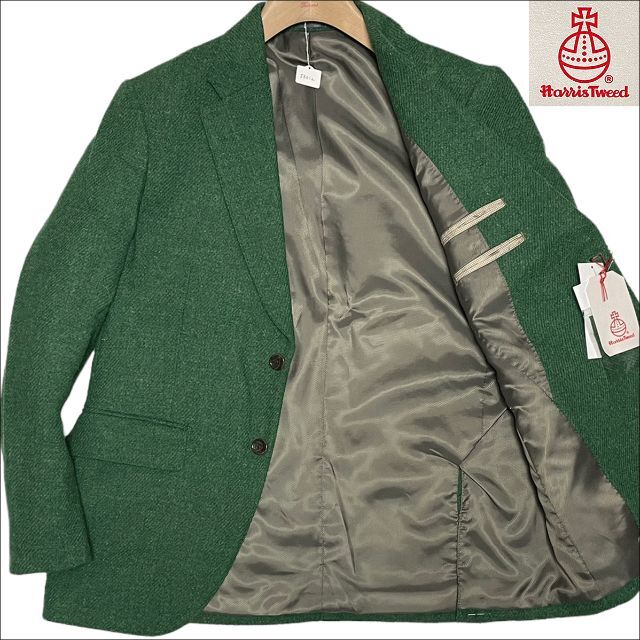 売れ筋ランキングも掲載中！ Tweed Harris - L グリーン系 テーラードジャケット ツイード ハリスツイード 新品 J3012 テーラードジャケット