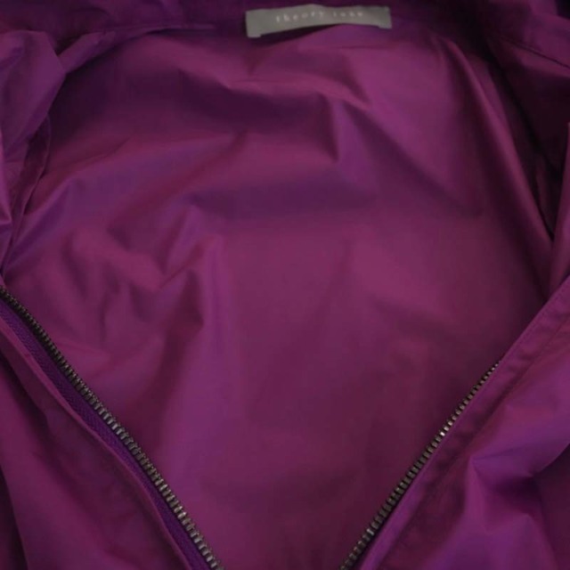 セオリーリュクス ショート丈 フーデットブルゾン ジャケット 薄手 038 紫