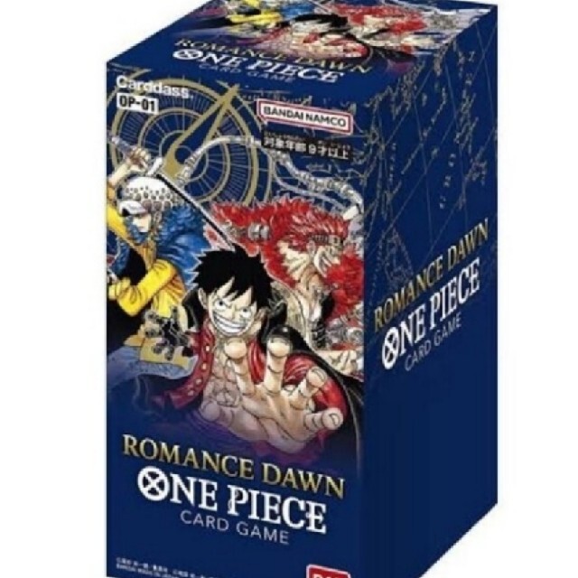 ONE PIECE(ワンピース)のONE PIECEカードゲームROMANCE DAWN　3箱　新品 エンタメ/ホビーのトレーディングカード(Box/デッキ/パック)の商品写真