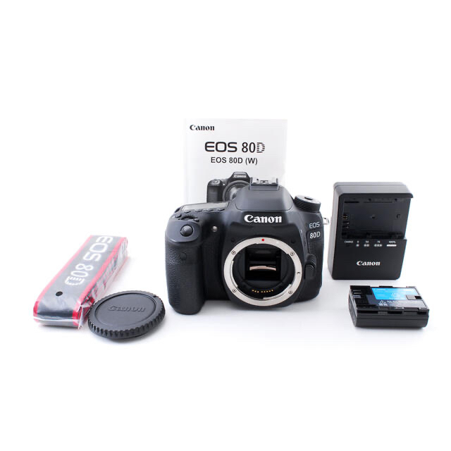 【美品】キャノン Canon EOS 80D ボディ 約4,800ショット