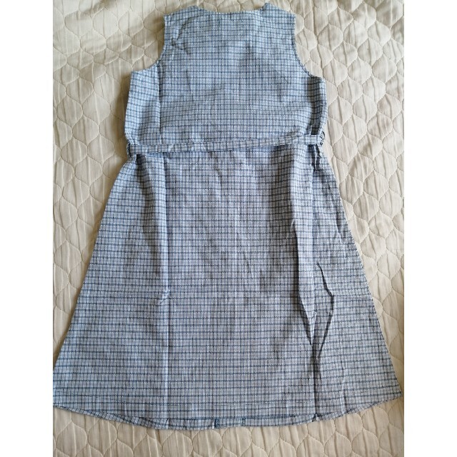 【値下げ】クラウンバンビ　ワンピース　ブルー　130cm キッズ/ベビー/マタニティのキッズ服女の子用(90cm~)(ワンピース)の商品写真