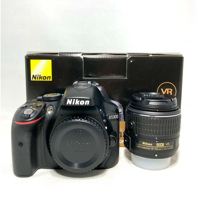 Nikon(ニコン)のNikon D5300 18-55 VRⅡ KIT AF-S DX 55-300 スマホ/家電/カメラのカメラ(デジタル一眼)の商品写真