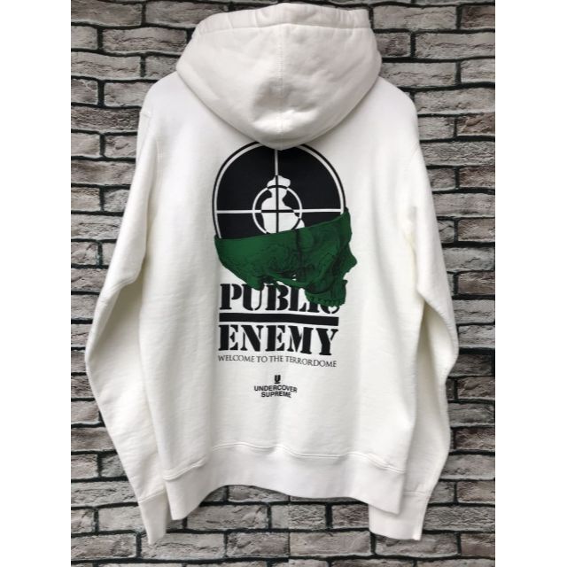 正規品PUBLIC ENEMYパブリックエネミースウェットパーカーブラックXL