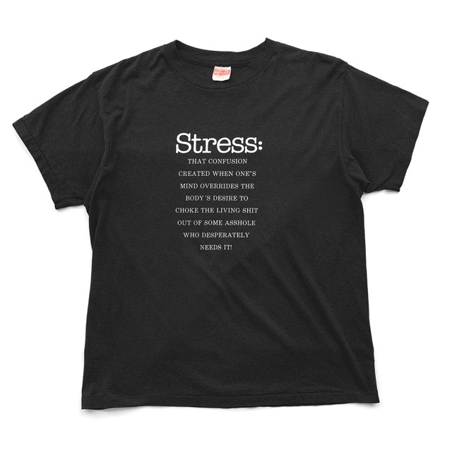 在原みゆ紀着用|90sヴィンテージ STRESS/ストレス Tシャツ [XL 在原みゆ紀着用|90sヴィンテージ STRESS/ストレス Tシャツ [XL