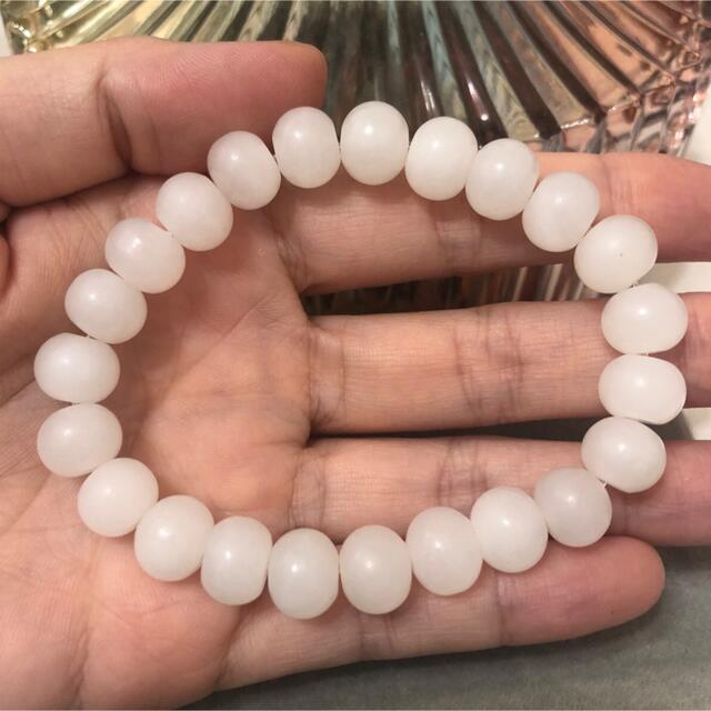 和田玉 羊脂玉 ブレスレット 天然石