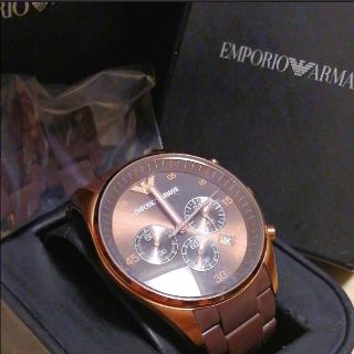 アルマーニ(Emporio Armani) 時計(ブラウン/茶色系)の通販 62点