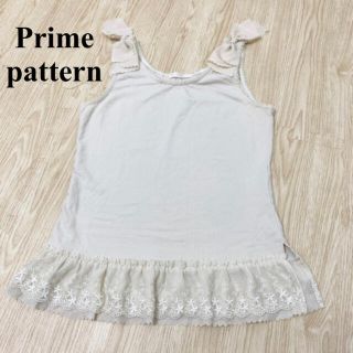 プライムパターン(PRIME PATTERN)のPrime Pattern 肩リボントップス ノースリーブ (カットソー(半袖/袖なし))