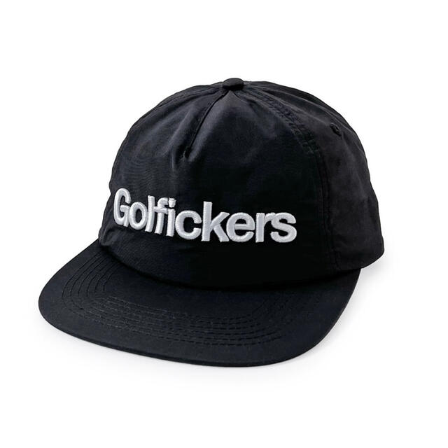 キャップ新品 Golfickers G-NYLON CAP -Black-