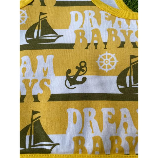 DREAMBABYS(ドリームベイビーズ)のベビードールDB_マリンロングタンクトップ80cm黄色ドリべビ キッズ/ベビー/マタニティのベビー服(~85cm)(タンクトップ/キャミソール)の商品写真