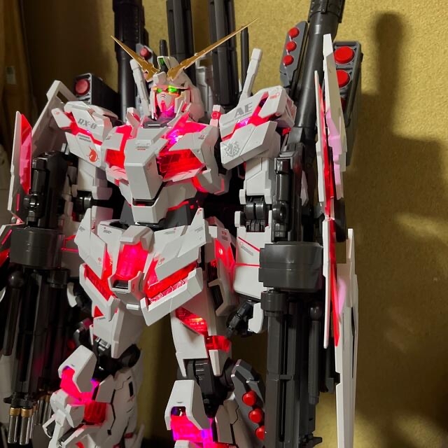 pg ユニコーンガンダム フルアーマー LEDユニット込