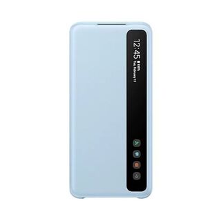 サムスン(SAMSUNG)のGalaxy S20 Smart Clear View カバー 純正品 ブルー(Androidケース)
