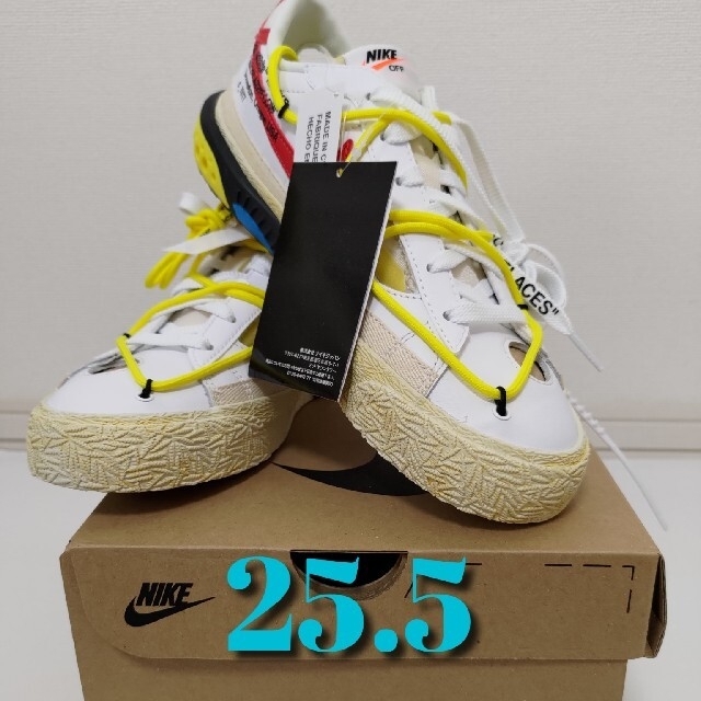 ☆新品・未使用☆Off-White × Nike Blazer Low 25.5メンズ