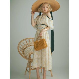 クレイミー(Crayme,)の【crayme】 3way Sleeve Flower Dress(ロングワンピース/マキシワンピース)