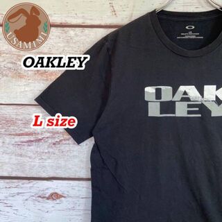 オークリー(Oakley)のOAKLEY オークリー ビックロゴ プリント Tシャツ Lサイズ(Tシャツ/カットソー(半袖/袖なし))