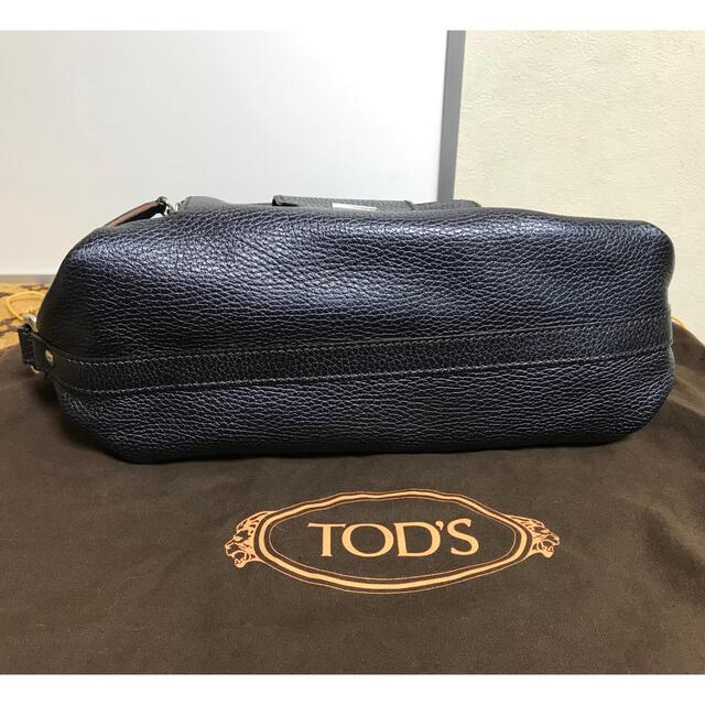 TOD'S(トッズ)のTOD’S ワンハンドルバッグ　ブルーメタリックカラー　本革レザーワンショルダー レディースのバッグ(ショルダーバッグ)の商品写真