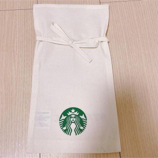 スターバックスコーヒー(Starbucks Coffee)のスターバックス　ギフト用袋　コットン　ラッピング袋　スタバ　新品　未使用(ノベルティグッズ)