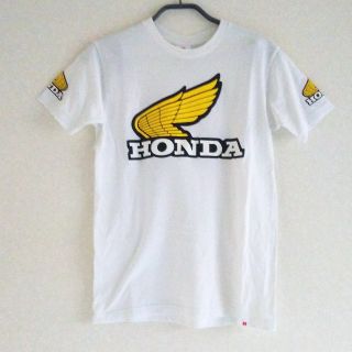 ホンダ(ホンダ)の◆31 レア 当時物 HONDA ホンダ ロゴ マーク カットソー Tシャツ 白(Tシャツ/カットソー(半袖/袖なし))