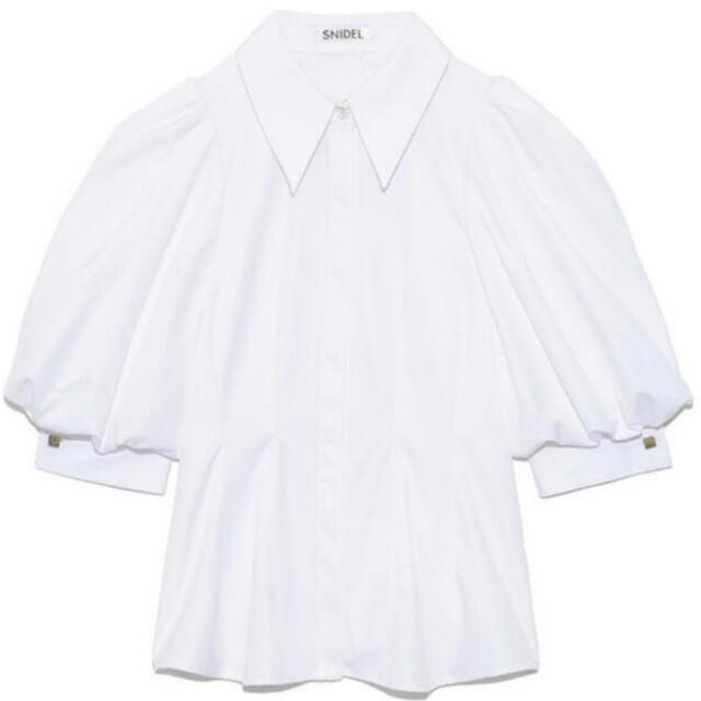 SNIDEL(スナイデル)のSNIDEL ビッグカラーシャツブラウス レディースのトップス(シャツ/ブラウス(半袖/袖なし))の商品写真