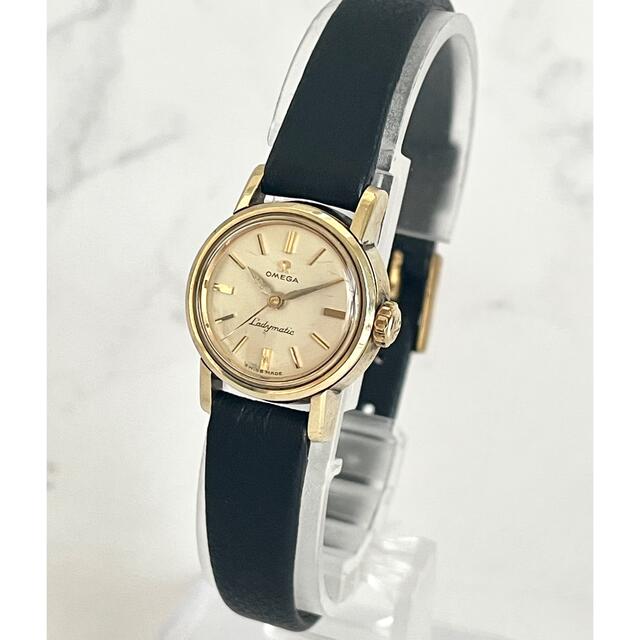 OH済】OMEGA オメガ レディマティック シーマスター 自動巻き 腕時計