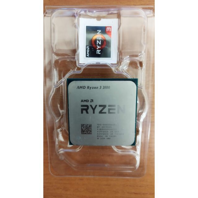 Ryzen 3 3100 BOX 国内正規品