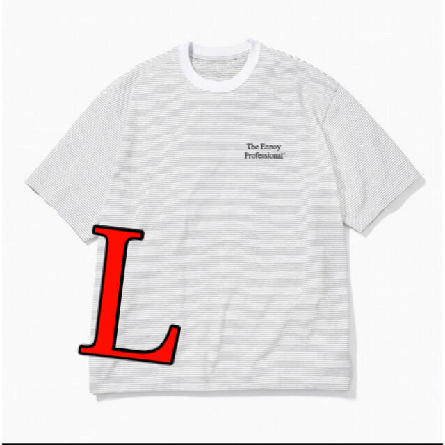 Ennoy S/S Border T-Shirt Lサイズ 白/黒 憧れ vivacf.net