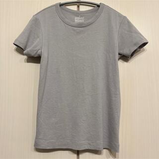 ムジルシリョウヒン(MUJI (無印良品))のTシャツ　グレージュ　ブルー(Tシャツ(半袖/袖なし))