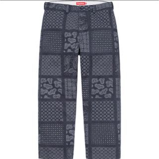 シュプリーム(Supreme)のSupreme Paisley Grid Chino Pant(チノパン)