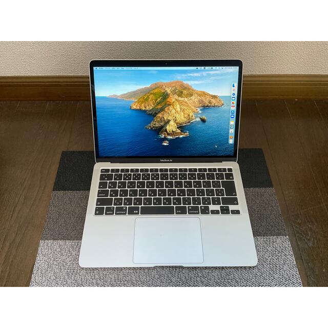 スマホ/家電/カメラMacBook Air M1 2020 シルバー　美品