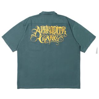 【値引不可】CLASSIC LOGO SHIRT DARK GREEN 舐達麻(シャツ)